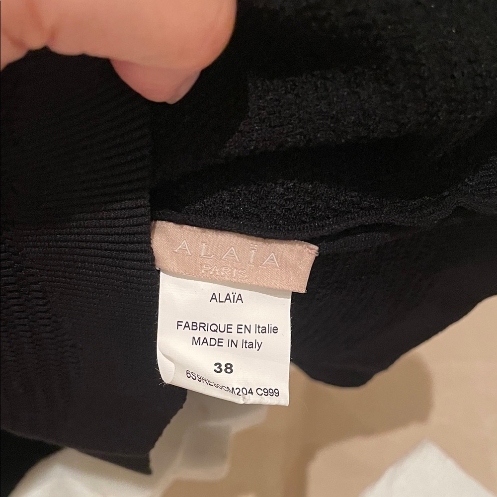 Alaia Black Knit Top - Picture 12 of 16